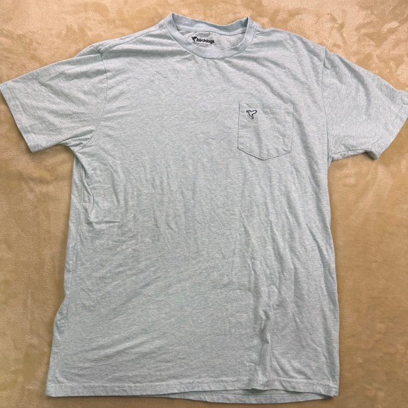 Birddogs Other - Bird Dogs Pocket T Shirt Mens Large Teal‎ Heathered Short Sleeve Casual Top